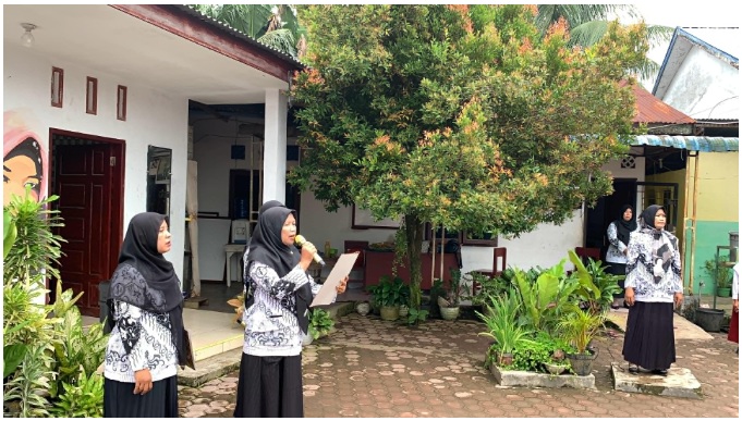 Upacara Hari Guru bersama Guru-guru SDS PAB-33 dan Siswa-Siswa , Sidodadi